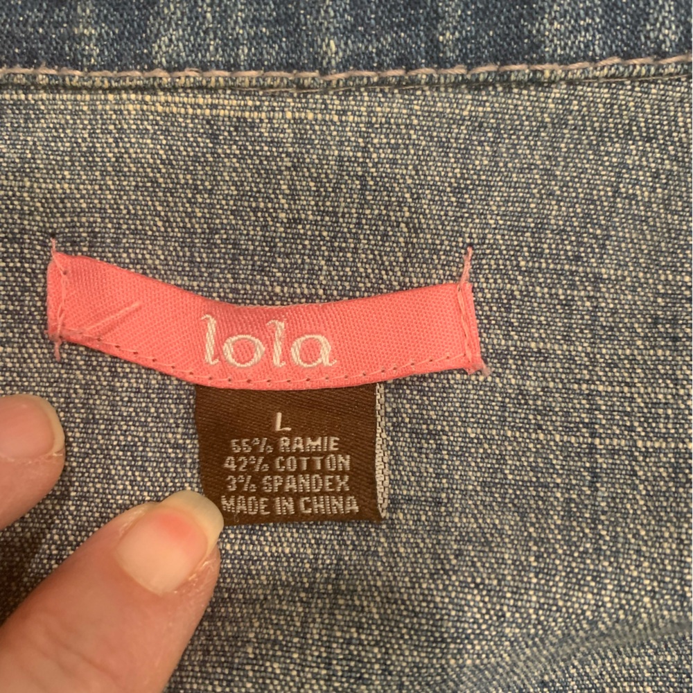 Cropped Front Zip Blue Jean Denim Jacket - Picture 6 of 12
